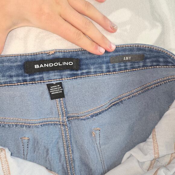 Bandolino Amy Blue Jeans Women's Size 12 - Picture 3 of 9